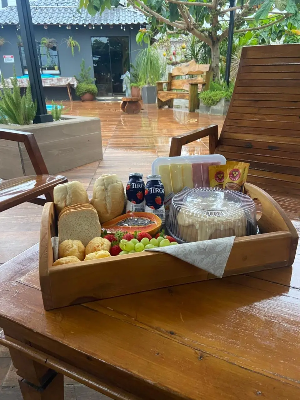 Café da manhã disponível na LaCabanasEco